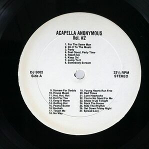 VA/ACAPELLA ANONYMOUS VOL. #2/DJ ESSENTIALS INC. DJ5002 LPの画像1