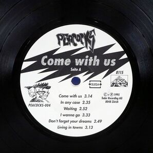 PEACOCKS/COME WITH US/TUDOR ROCK 8115 LPの画像2