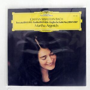 ARGERICH/アルゲリッチ/BACH : TOCCATA BWV911 PARTITA BWV826/DG 2531088 LP