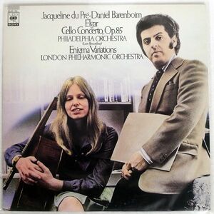 JACQUELINE DU PRE / DANIEL BARENBOIM/ELGAR: CONCERTO, ENIGMA VARIATIONS/CBS/SONY 25AC144 LP