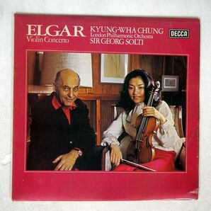 英 KYUNG-WHA CHUNG,SOLTI/ELGAR VIOLIN CONCERTO/DECCA SXL 6842 LPの画像1