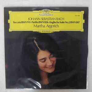 独 ARGERICH/アルゲリッチ/バッハ トッカータ BWV 911 他/DG 2531 088 LP