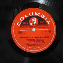 英 初出 KLEMPERER/クレンペラー/モーツァルト 交響曲 第29番 & 33番/COLUMBIA SAX 5256 LP_画像2