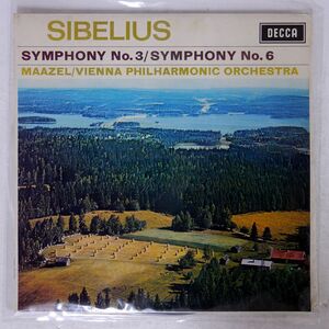 MAAZEL/SIBELIUS: SYMPHONY NO. 3, SYMPHONY NO. 6/DECCA LXT6364 LP