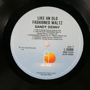 SANDY DENNY/LIKE AN OLD FASHIONED WALTZ/ISLAND L35068 LPの画像2