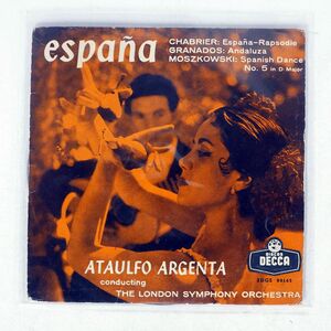 ペラ ATAULFO ARGENTA/ESPANA/DECCA SDGE80165 7 □