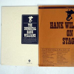 HANK WILLIAMS/THE IMMORTAL HANK WILLIAMS/MGM MM90979106 LPの画像4