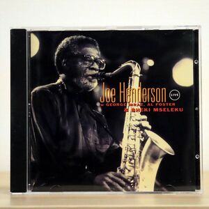 JOE HENDERSON/LIVE/JAZZ DOOR JD 1278 CD □
