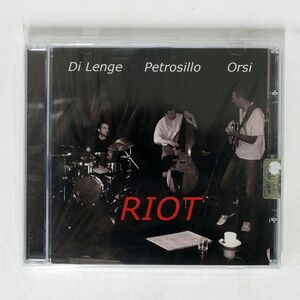 未開封 DI LENGE, PETROSILLO & ORSI/RIOT/MUSIC CENTER BA 295 CD □