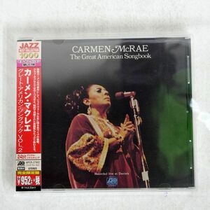 CARMEN MCRAE/GREAT AMERICAN SONGBOOK VOL.2/ATLANTIC WPCR27902 CD □