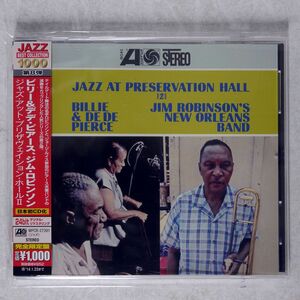 BILLIE & DE DE PIERCE/JAZZ AT PRESERVATION HALL II/ATLANTIC WPCR27391 CD □