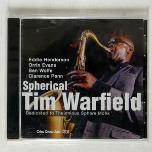 未開封 TIM WARFIELD/SHERICAL/CRISS CROSS JAZZ CRISS1375CD CD □