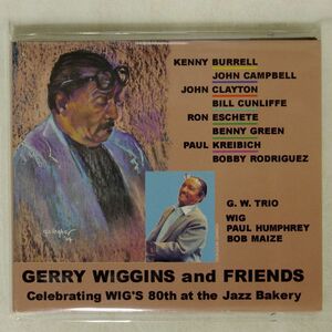 GERRY WIGGINS/& FRIENDS: CELEBRATING WIG’S 80TH AT THE JAZZ BAKERY/MADWIG MUSIC CD □