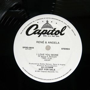 REN & ANGELA/I LOVE YOU MORE/CAPITOL SPRO9644 12