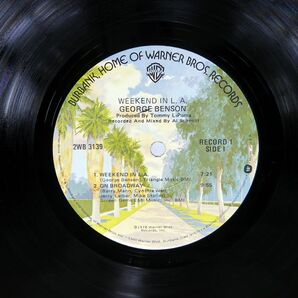 米 GEORGE BENSON/WEEKEND IN L.A./WARNER BROS. 2WB3139 LPの画像2