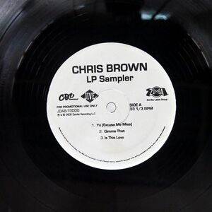 CHRIS BROWN/CHRIS BROWN LP SAMPLER/JIVE JDAB70000 12