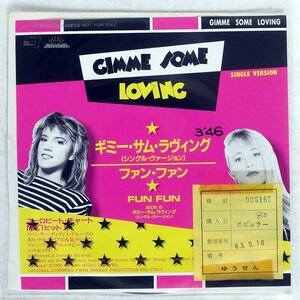 FUN FUN/GIMME SOME LOVING/CANYON INTERNATIONAL PR132 7 □