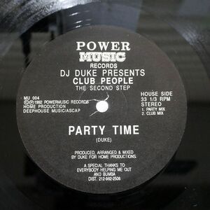 DJ DUKE/SECOND STEP/POWER MUSIC MU004 12