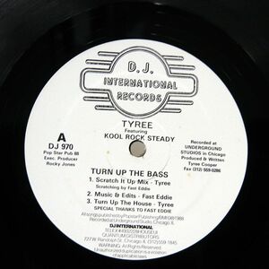 TYREE COOPER/TURN UP THE BASS/D.J. INTERNATIONAL DJ970 12