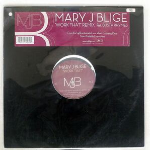 米 MARY J. BLIGE/WORK THAT REMIX/GEFFEN B0010629-11 12の画像1