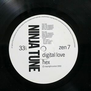 H E X/DIGITAL LOVE/NINJA TUNE ZEN7 LPの画像2