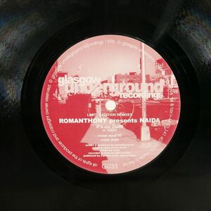 ROMANTHONY/IT’S ON 2NITE (LIMITED EDITION REMIXES)/GLASGOW UNDERGROUND GU33 12