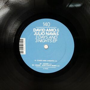 DAVID AMO & JULIO NAVAS/3 DAYS AND 3 NIGHTS EP/GREAT STUFF RECORDINGS GSR140 12