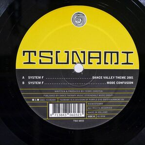 SYSTEM F/DANCE VALLEY THEME 2001/TSUNAMI TSUNAMITSU6032 12の画像2