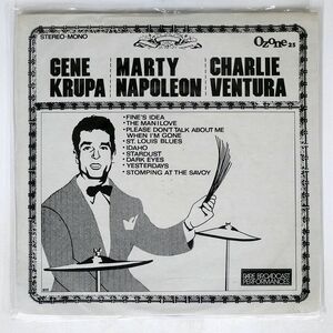 米 GENE KRUPA MARTY NAPOLEON CHARLIEVENTURA/SAME/OZONE 1013 LP