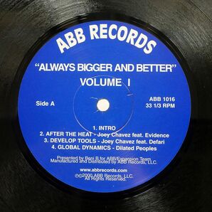 VA/ALWAYS BIGGER AND BETTER VOL. 1/ABB ABB1016 LPの画像2