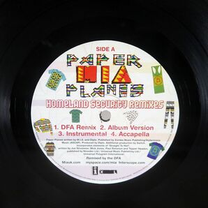 M.I.A/PAPER PLANES - HOMELAND SECURITY REMIXES/INTERSCOPE B001082811 12の画像2