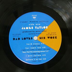 米 JAMES TAYLOR/DAD I LOVES HIS WORK/COLUMBIA TC-37009 LPの画像2