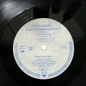 VIRGINIA ASTLEY/HOPE IN A DARKENED HEART/WEA 2420391 LPの画像2
