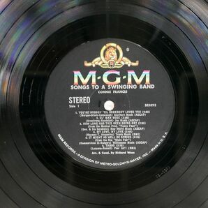 米 CONNIE FRANCIS/SONGS TO A SWINGING BAND/MGM SE3893 LPの画像2