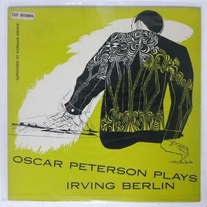 OSCAR PETERSON/PLAYS IRVING BERLIN/CLEF MGC604 LP