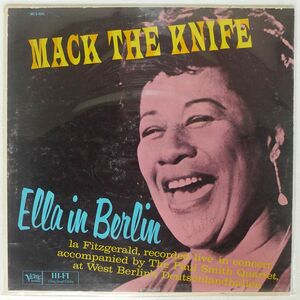 ELLA FITZGERALD/MACK THE KNIFE ELLA IN BERLIN/VERVE MGV4041 LP