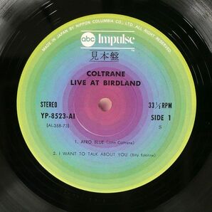 帯付き ジョン・コルトレーン/LIVE AT BIRDLAND/IMPULSE YP8523AI LPの画像2