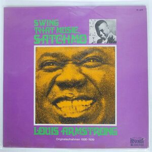 LOUIS ARMSTRONG/SWING THAT MUSIC SATCHMO/TOP CLASSIC HISTORIA H619 LP