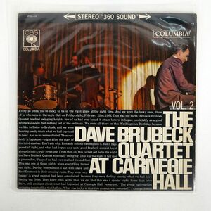 ペラ デイブ・ブルーベック/カーネギー・ホールの〈2〉/CBS PSS49 LP