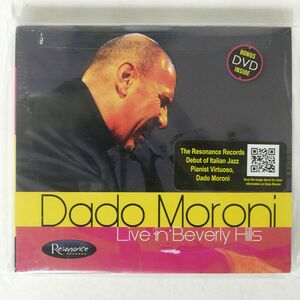 未開封 DADO MORONI/LIVE IN BEVERLY HILLS/RESONANCE RECORDS RCD-1012 CD