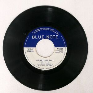 キャノンボール・アダレイ/枯葉/BLUE NOTE NP2004 7 □