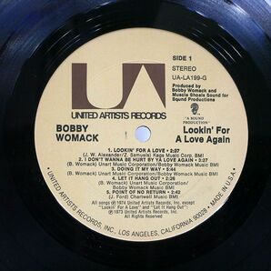 BOBBY WOMACK/LOOKIN’ FOR A LOVE AGAIN/UNITED ARTISTS UALA199G LPの画像2