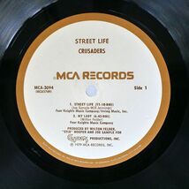 米 CRUSADERS/STREET LIFE/MCA MCA3094 LP_画像2