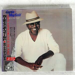 CURTIS MAYFIELD/LOVE IS THE PLACE/THE BOARDWALK ENTERTAINMENT CO JICK-89534 CD □