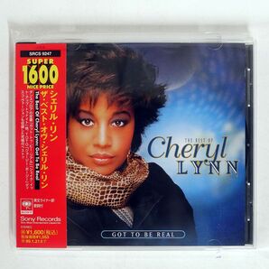 CHERYL LYNN/GOT TO BE REAL/SONY SRCS9247 CD □の画像1