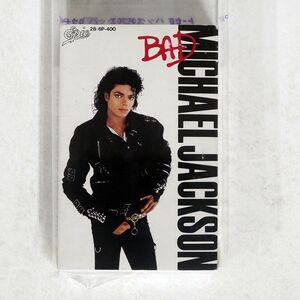 MICHAEL JACKSON/BAD/EPIC/SONY 28-6P-400 カセット □