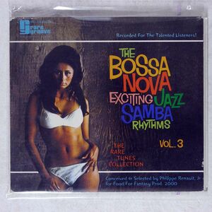 VA/BOSSA NOVA EXCITING JAZZ SAMBA RHYTHMS - VOL. 3/RARE GROOVE RECORDINGS RG2008CD CD □