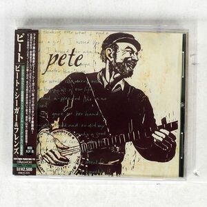PETE SEEGER&FRIENDS/PETE/EARTH MUSIC OMCX1045 CD □