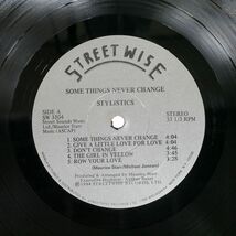 米 STYLISTICS/SOME THINGS NEVER CHANGE/STREETWISE SW3304 LP_画像2