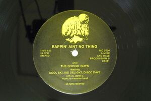 BOOGIE BOYS/RAPPIN’ AINT NO THING/MIKE & DAVE MD2000 12